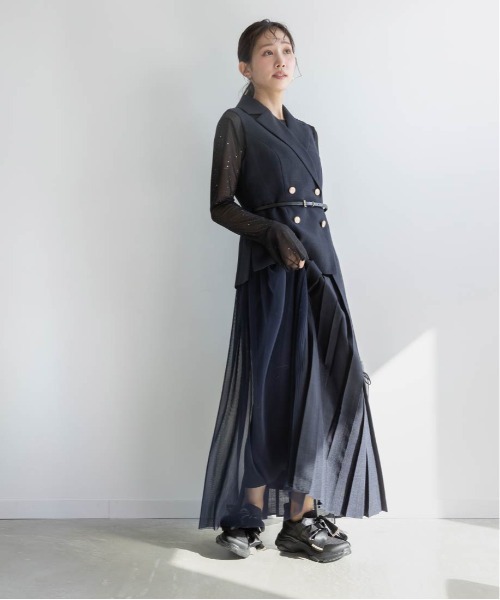 RANDA(ランダ)の「サテンリボンツイードスニーカー(スニーカー・レディース・ブラック/ホワイト・S/M/L/LL)」の16枚目の写真