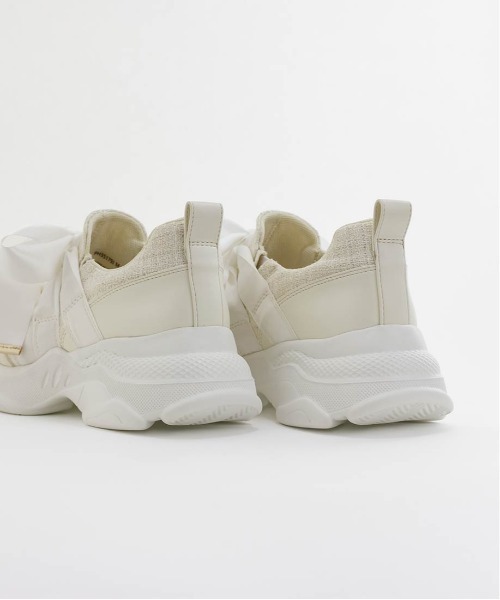 RANDA(ランダ)の「サテンリボンツイードスニーカー(スニーカー・レディース・ブラック/ホワイト・S/M/L/LL)」の18枚目の写真