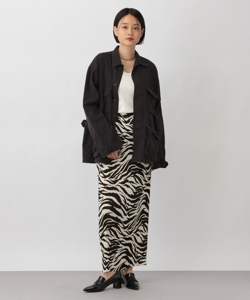 A part by（アパートバイ）の「【セレクト】ROTHCO/ミリタリージャケット（ミリタリージャケット・レディース・ブラック/カーキ・FREE）」の4枚目の写真