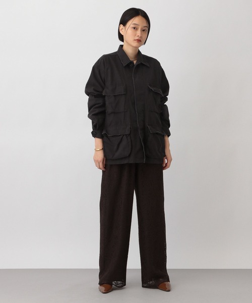 A part by（アパートバイ）の「【セレクト】ROTHCO/ミリタリージャケット（ミリタリージャケット・レディース・ブラック/カーキ・FREE）」の8枚目の写真