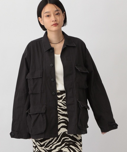 A part by（アパートバイ）の「【セレクト】ROTHCO/ミリタリージャケット（ミリタリージャケット・レディース・ブラック/カーキ・FREE）」の10枚目の写真