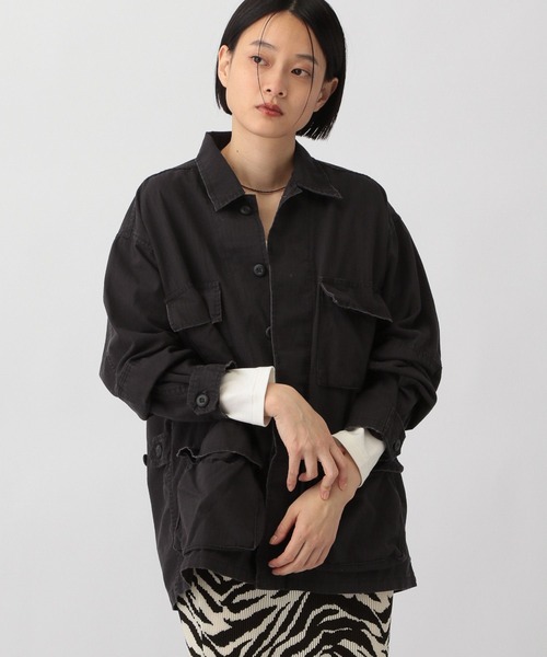 A part by（アパートバイ）の「【セレクト】ROTHCO/ミリタリージャケット（ミリタリージャケット・レディース・ブラック/カーキ・FREE）」の12枚目の写真