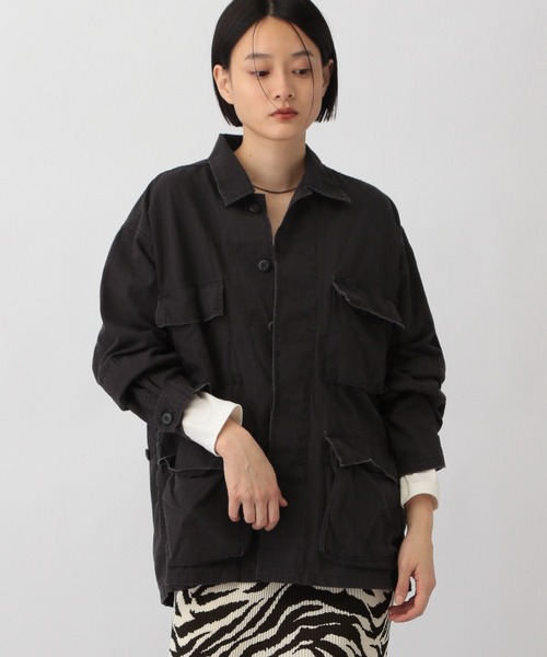 A part by（アパートバイ）の「【セレクト】ROTHCO/ミリタリージャケット（ミリタリージャケット・レディース・ブラック/カーキ・FREE）」の13枚目の写真