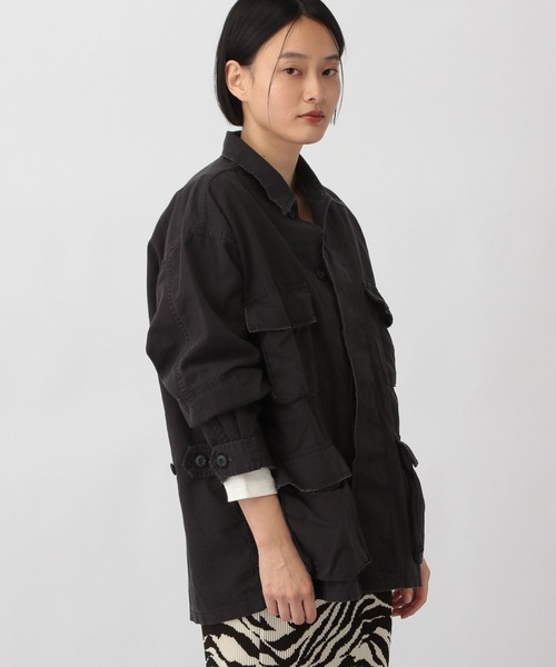 A part by（アパートバイ）の「【セレクト】ROTHCO/ミリタリージャケット（ミリタリージャケット・レディース・ブラック/カーキ・FREE）」の14枚目の写真