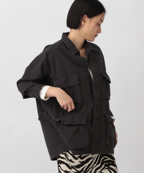 A part by（アパートバイ）の「【セレクト】ROTHCO/ミリタリージャケット（ミリタリージャケット・レディース・ブラック/カーキ・FREE）」の15枚目の写真