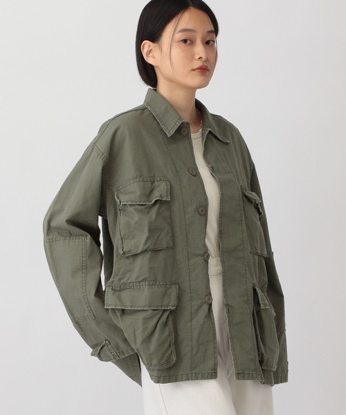 A part by（アパートバイ）の「【セレクト】ROTHCO/ミリタリージャケット（ミリタリージャケット・レディース・ブラック/カーキ・FREE）」の17枚目の写真
