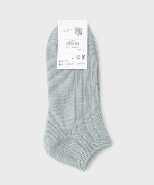 THE SHOP TK (ザ ショップ ティーケー )の「リブショートSOX(ソックス/靴下・メンズ・イエロー/ブラック/オフホワイト/ネイビー/グリーン系・00)」の7枚目の写真