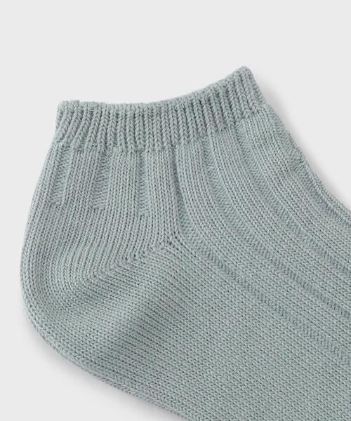 THE SHOP TK (ザ ショップ ティーケー )の「リブショートSOX(ソックス/靴下・メンズ・イエロー/ブラック/オフホワイト/ネイビー/グリーン系・00)」の8枚目の写真