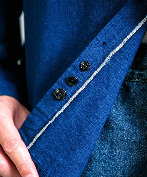 OMNIGOD mens / オムニゴッド] ALEX MILL×OMNIGOD インディゴ