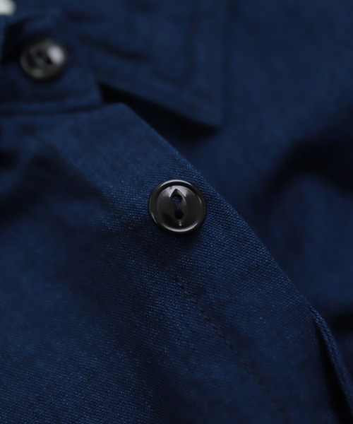 OMNIGOD（オムニゴッド）の「[OMNIGOD mens / オムニゴッド] ALEX MILL×OMNIGOD インディゴセルヴィッチシャンブレー ユーティリティーワークシャツ（シャツ/ブラウス・メンズ・ブルー系その他・L/S/M）」の15枚目の写真