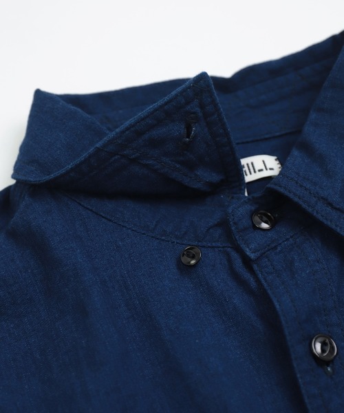 OMNIGOD（オムニゴッド）の「[OMNIGOD mens / オムニゴッド] ALEX MILL×OMNIGOD インディゴセルヴィッチシャンブレー ユーティリティーワークシャツ（シャツ/ブラウス・メンズ・ブルー系その他・L/S/M）」の17枚目の写真