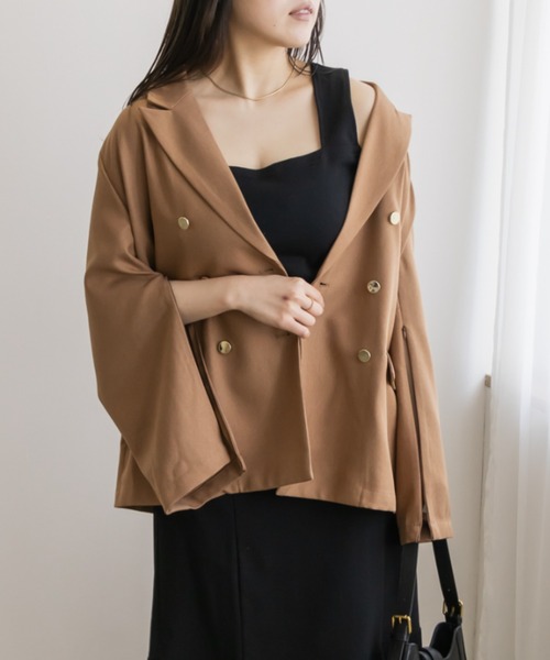 CLETTE(クレット)の「スクエアネックタンクトップ(タンクトップ・レディース・オフホワイト/ブラック・5L/4L/3L/LL)」の2枚目の写真