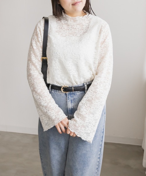 CLETTE(クレット)の「スクエアネックタンクトップ(タンクトップ・レディース・オフホワイト/ブラック・5L/4L/3L/LL)」の11枚目の写真