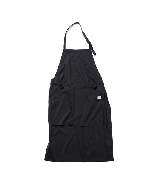 NANGA ブラック エプロン NANGA（ナンガ）の「HINOC RIPSTOP UT APRON ヒノック リップストップ