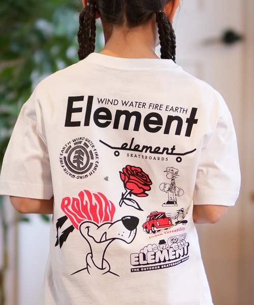 ELEMENT(エレメント)の「ELEMENT/エレメント AGE OF SS YOUTH キッズ Tシャツ BF025-230(Tシャツ/カットソー・キッズ・ブラック/グレー系その他/ホワイト・140cm/150cm/160cm/130cm)」の8枚目の写真