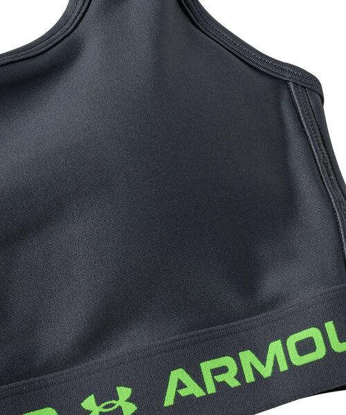 UNDER ARMOUR（アンダーアーマー）の「UAアーマーブラ FOR ブカツ ミディアムサポート（トレーニング/レディース）（スポーツブラ・レディース・グレー×ホワイト・S/M/XL/L）」の4枚目の写真