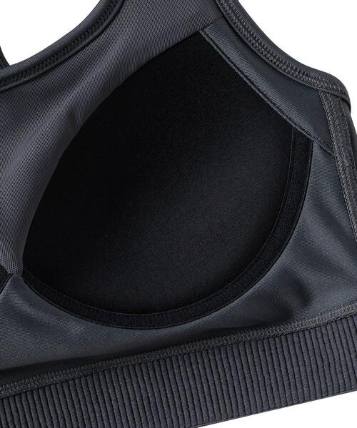 UNDER ARMOUR（アンダーアーマー）の「UAアーマーブラ FOR ブカツ ミディアムサポート（トレーニング/レディース）（スポーツブラ・レディース・グレー×ホワイト・S/M/XL/L）」の5枚目の写真