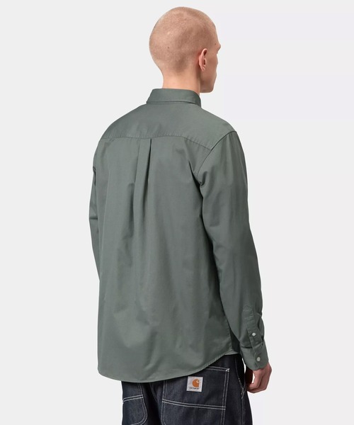 Carhartt(カーハート)の「Carhartt WIP/カーハートダブリューアイピー L/S MADISON SHIRT 長袖シャツ ワンポイント I023339(シャツ/ブラウス・メンズ・ブラック/ブラウン/ホワイト×ブラック/グレー/グリーン/ホワイト系その他/ブラック×ホワイト・L/XL/M/S)」の22枚目の写真