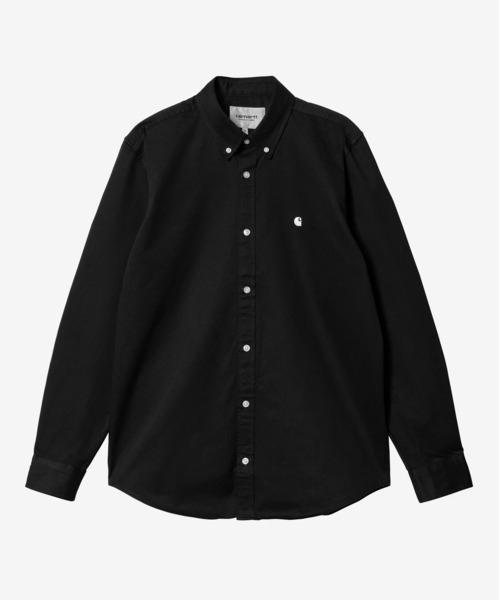 Carhartt(カーハート)の「Carhartt WIP/カーハートダブリューアイピー L/S MADISON SHIRT 長袖シャツ ワンポイント I023339(シャツ/ブラウス・メンズ・ブラック/ブラウン/ホワイト×ブラック/グレー/グリーン/ホワイト系その他/ブラック×ホワイト・L/XL/M/S)」の21枚目の写真