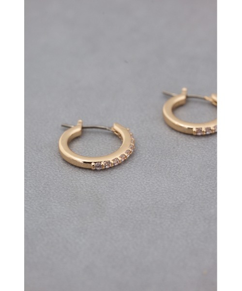 AZUL by moussy（アズールバイマウジー）の「プチフープピアスセット（ピアス（両耳用）・レディース・ゴールド系その他/シルバー・FREE）」の13枚目の写真