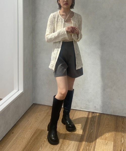 raffime(ラフィミー)の「フラワークロシェ編み風カーディガン(シャツ/ブラウス・レディース・アイボリー・フリー)」の20枚目の写真