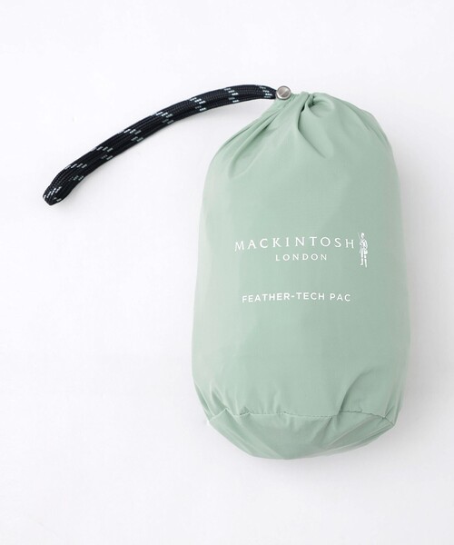 MACKINTOSH LONDON(マッキントッシュ ロンドン)の「【FEATHER-TECH PAC】【FLEX NYLON】ストレッチナイロンフーデッドブルゾン(ブルゾン・メンズ・ライトグレー/ネイビー/グリーン・40/38)」の16枚目の写真