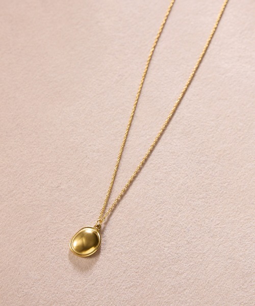 PAPILLONNER（パピヨネ）の「ステンレスディンプル2WAYネックレス（ネックレス・レディース・シルバー/ゴールド・FREE）」の6枚目の写真