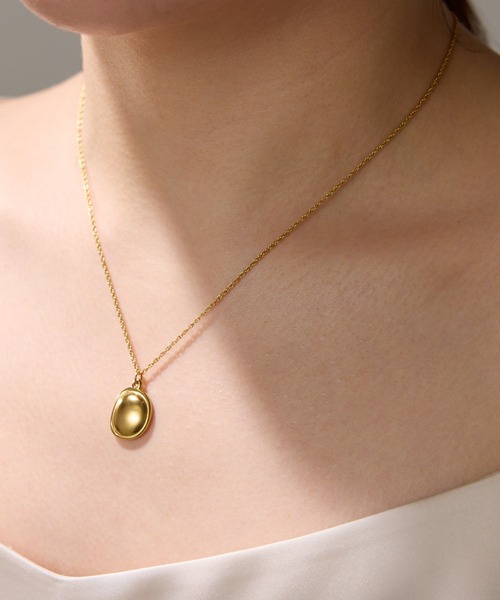 PAPILLONNER（パピヨネ）の「ステンレスディンプル2WAYネックレス（ネックレス・レディース・シルバー/ゴールド・FREE）」の8枚目の写真