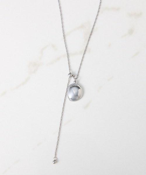 PAPILLONNER（パピヨネ）の「ステンレスディンプル2WAYネックレス（ネックレス・レディース・シルバー/ゴールド・FREE）」の13枚目の写真