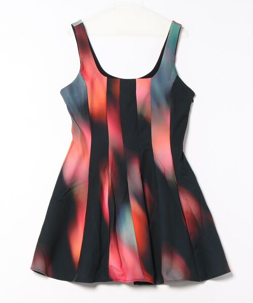 Desigual（デシグアル）の「グラデーションストライプキャミソールワンピース（ワンピース・レディース・ブラック・M/L/XL/XS/S）」の7枚目の写真