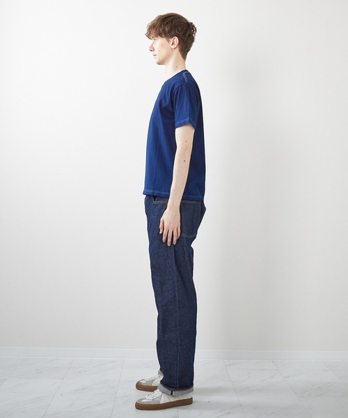 ミマ(ミマ)の「【MiMAAi】阿波藍本藍染めショートスリーブTEE(Tシャツ/カットソー・メンズ・インディゴブルー/ブルー・LARGE/MEDIUM)」の12枚目の写真