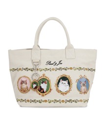 PAUL&JOE（ポールアンドジョー）の「ポール ＆ ジョー アクセソワ キャンバスミニトートバッグ ＜キャッツ・カメオ＞（トートバッグ）」