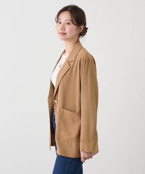 Jayro(ジャイロ)の「ツイルテーラージャケット(その他アウター・レディース・ブラウン系その他2/ピンク/ベージュ/ネイビー・M)」の22枚目の写真