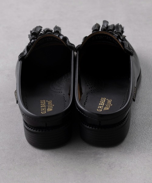 G.H.BASS(ジーエイチバス)の「【G.H.BASS】EASY WEEJUN TETRA TASSEL SLIDE BA41705(ローファー・レディース・ブラック・6/6h/7/7h/5h)」の9枚目の写真