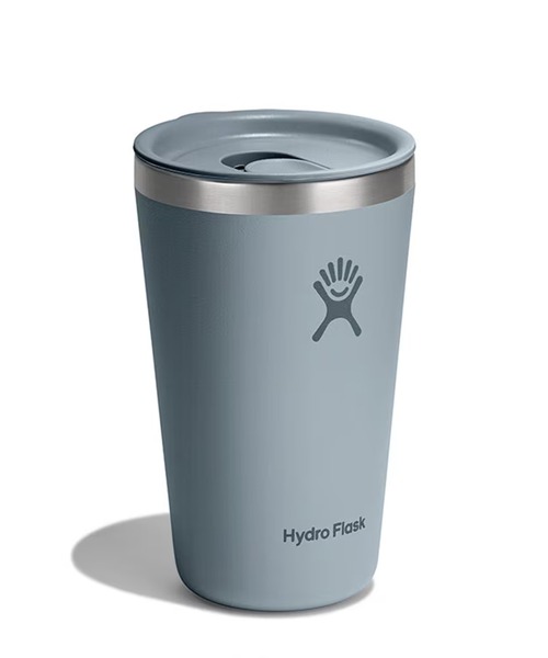 HYDRO FLASK(ハイドロフラスク)の「Hydro Flask/ハイドロフラスク ステンレスタンブラー オールアラウンド タンブラー 16oz 473ml 890117(グラス/マグカップ/タンブラー・メンズ・ライトグレー/モスグリーン/スモーキーグリーン系/スモークピンク/グレイッシュブルー/アッシュブラウン/ライトベージュ/ライトオレンジ系/ベージュ/プラム/コーラルピンク/ピーコックグリーン系/ピンクベージュ/ブラック/ブルーパープル/ダルブルー系/ホワイト/ラベンダー/チェリーピンク/ブルーグレー・FREE)」の5枚目の写真