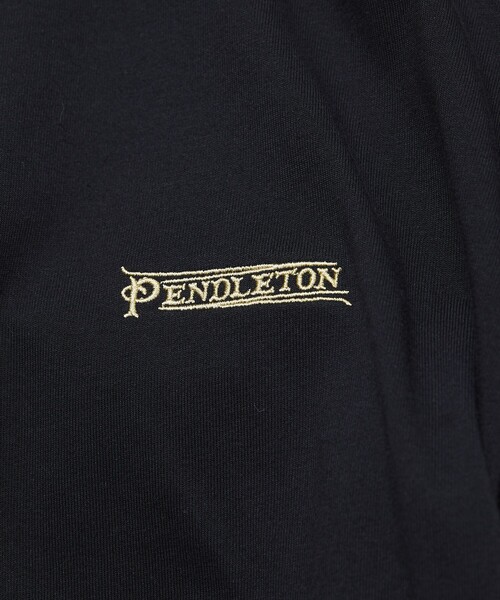 PENDLETON(ペンドルトン)の「PENDLETON/ペンドルトン 別注 バックプリント クルーネックTシャツ(Tシャツ/カットソー・メンズ・ブラック/オリーブ/オフホワイト/マスタード・SMALL/MEDIUM/LARGE)」の9枚目の写真