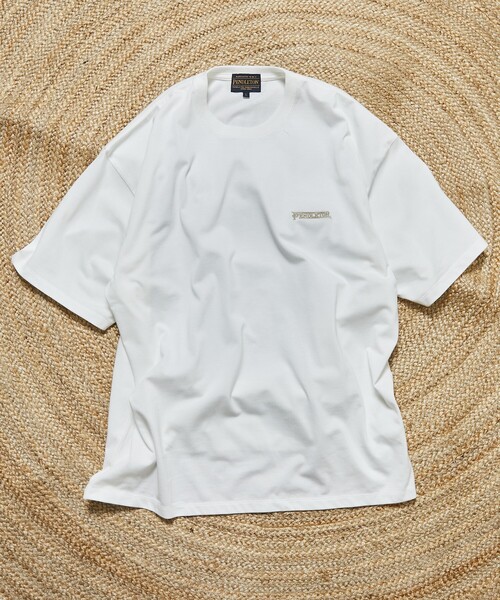 PENDLETON(ペンドルトン)の「PENDLETON/ペンドルトン 別注 バックプリント クルーネックTシャツ(Tシャツ/カットソー・メンズ・ブラック/オリーブ/オフホワイト/マスタード・SMALL/MEDIUM/LARGE)」の16枚目の写真