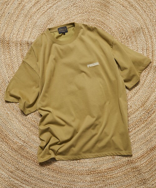 PENDLETON(ペンドルトン)の「PENDLETON/ペンドルトン 別注 バックプリント クルーネックTシャツ(Tシャツ/カットソー・メンズ・ブラック/オリーブ/オフホワイト/マスタード・SMALL/MEDIUM/LARGE)」の18枚目の写真