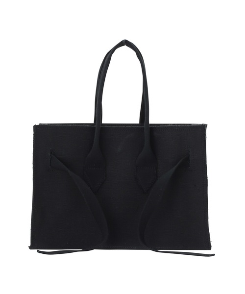 SEA(シー)の「キャンバス パロディーバッグ S(トートバッグ・レディース・ホワイト/ブラック・ONE SIZE)」の5枚目の写真