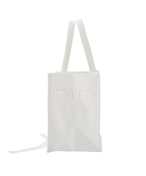 SEA(シー)の「キャンバス パロディーバッグ S(トートバッグ・レディース・ホワイト/ブラック・ONE SIZE)」の7枚目の写真