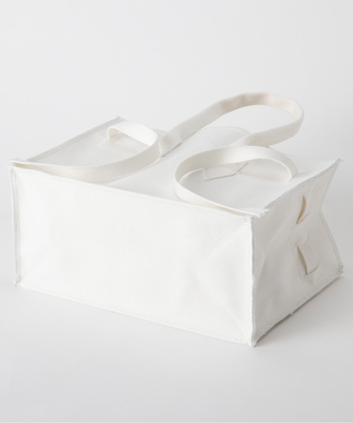 SEA(シー)の「キャンバス パロディーバッグ S(トートバッグ・レディース・ホワイト/ブラック・ONE SIZE)」の11枚目の写真