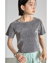 シアーベロアコンパクトTシャツ