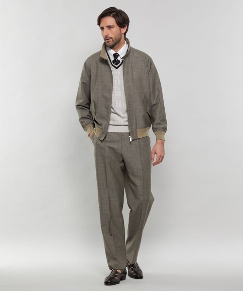 MACKINTOSH LONDON(マッキントッシュ ロンドン)の「【DORMEUIL/ドーメル】【SUPER LITE TONIK】ハリントンジャケット(ブルゾン・メンズ・ブラウン系その他5・38/40)」の4枚目の写真