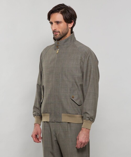 MACKINTOSH LONDON(マッキントッシュ ロンドン)の「【DORMEUIL/ドーメル】【SUPER LITE TONIK】ハリントンジャケット(ブルゾン・メンズ・ブラウン系その他5・38/40)」の6枚目の写真