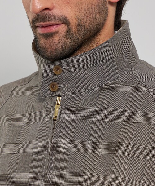MACKINTOSH LONDON(マッキントッシュ ロンドン)の「【DORMEUIL/ドーメル】【SUPER LITE TONIK】ハリントンジャケット(ブルゾン・メンズ・ブラウン系その他5・38/40)」の8枚目の写真