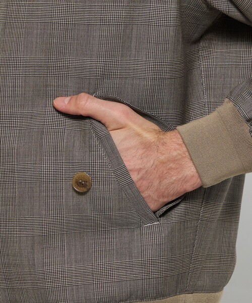 MACKINTOSH LONDON(マッキントッシュ ロンドン)の「【DORMEUIL/ドーメル】【SUPER LITE TONIK】ハリントンジャケット(ブルゾン・メンズ・ブラウン系その他5・38/40)」の9枚目の写真