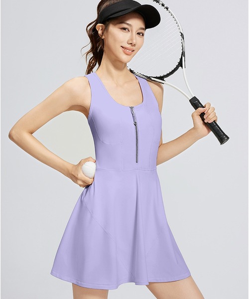 セール】レディース ノースリーブカップ付きオールインワン型