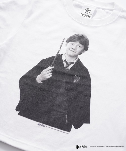 CULTURE SUPPLY（カルチャー サプライ）の「Harry Potter Tee / Ron（Tシャツ/カットソー・メンズ・ホワイト/ブラック・MEDIUM/LARGE/X-LARGE/SHORT）」の4枚目の写真