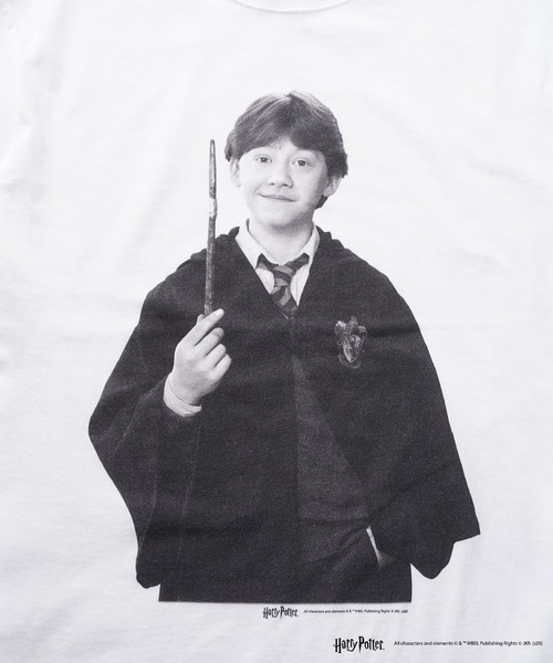 CULTURE SUPPLY（カルチャー サプライ）の「Harry Potter Tee / Ron（Tシャツ/カットソー・メンズ・ホワイト/ブラック・MEDIUM/LARGE/X-LARGE/SHORT）」の7枚目の写真