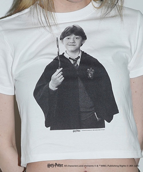 CULTURE SUPPLY（カルチャー サプライ）の「Harry Potter Tee / Ron（Tシャツ/カットソー・メンズ・ホワイト/ブラック・MEDIUM/LARGE/X-LARGE/SHORT）」の10枚目の写真